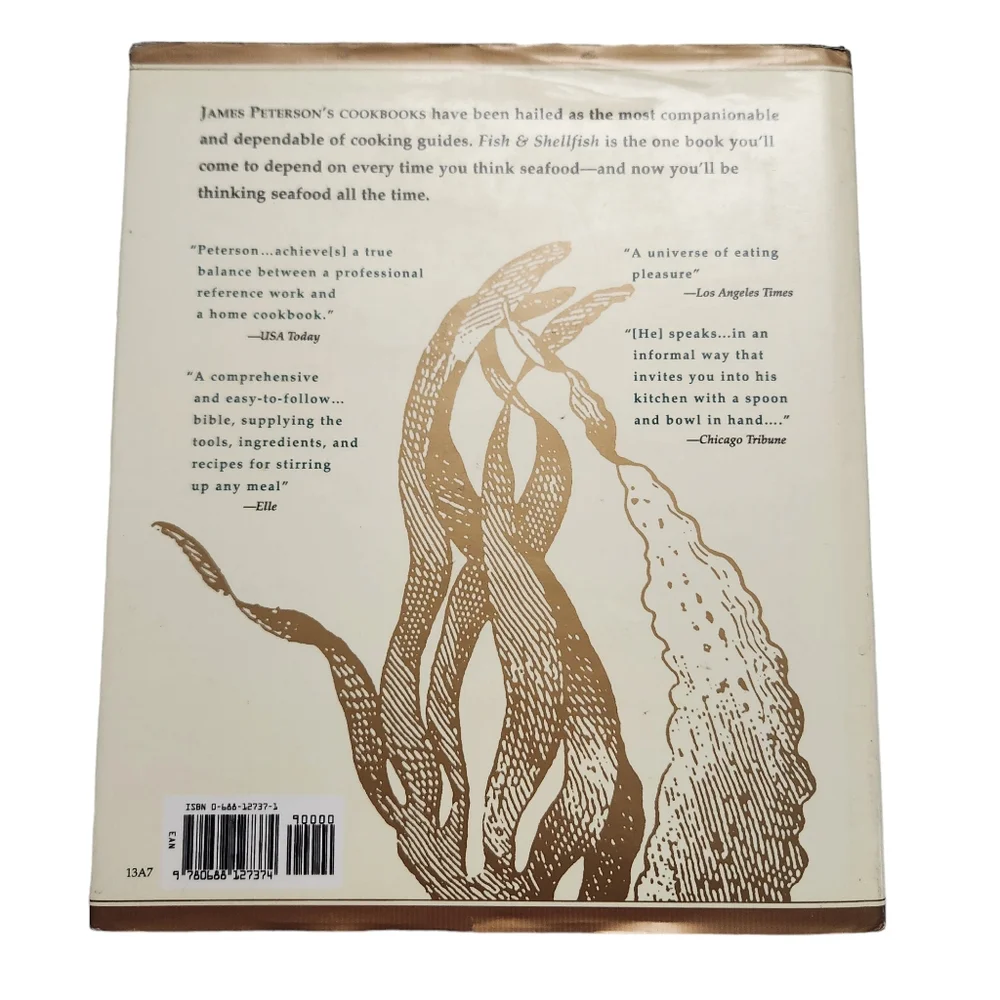 Fish & Shellfish by James Peterson 1996 HB/DJ First Edition, First Printing
